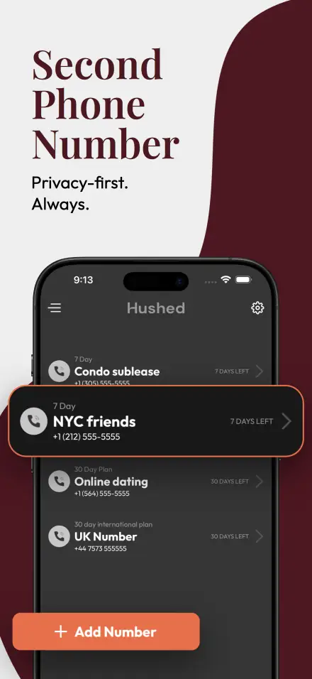 Hushed App