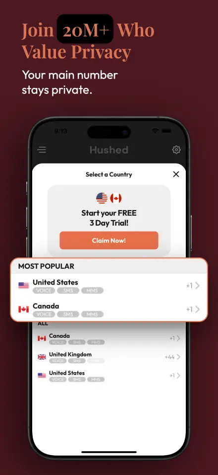 Hushed App