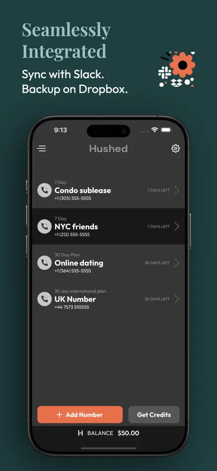 Hushed App